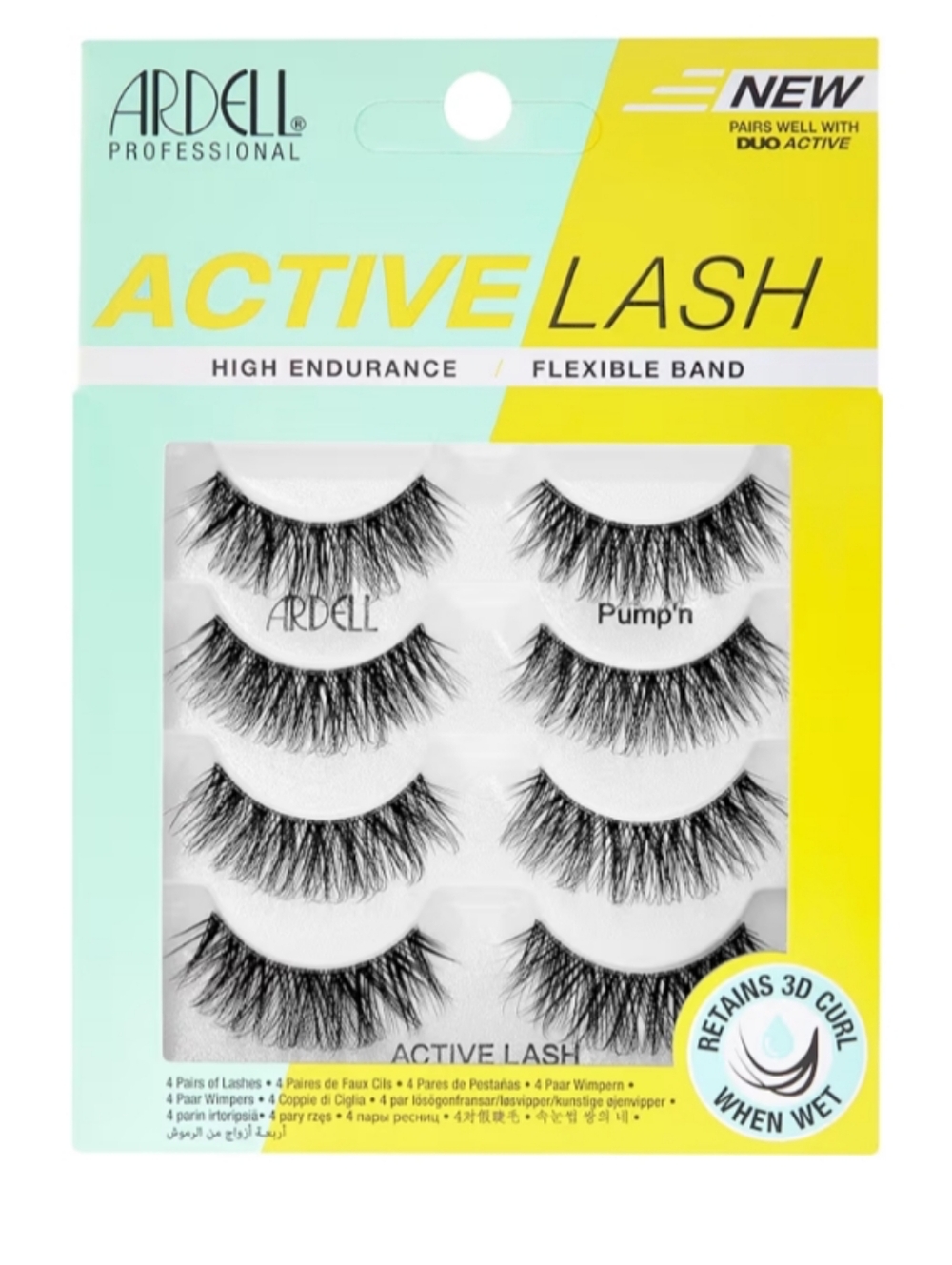 Ardell Active Lash - Pump'n, 4-Pk